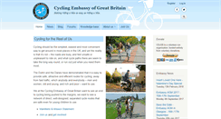 Desktop Screenshot of cycling-embassy.org.uk